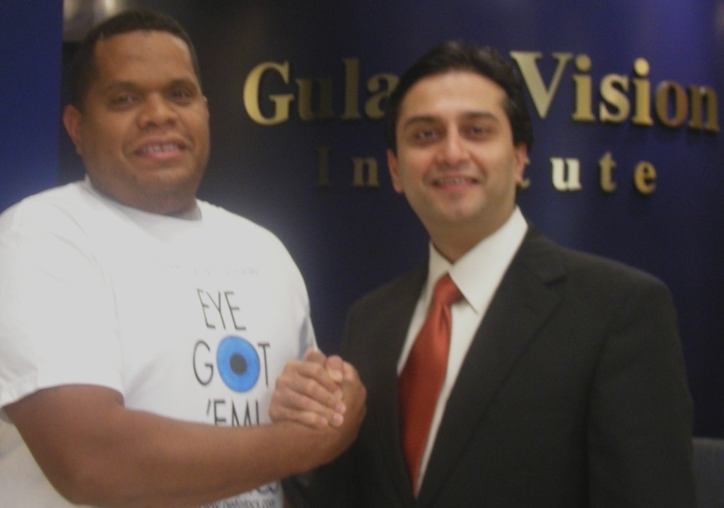 John Mateo Fire Fighter Jacksonville Florida Intacs for Keratoconus